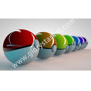 Figurine d'action <span class=keywords><strong>Pokémon</strong></span> Pokéball en capsule, jouet promotionnel en PVC, 70 mm, couleur personnalisée, marque Glory Star, pour cadeau - Product Image 1