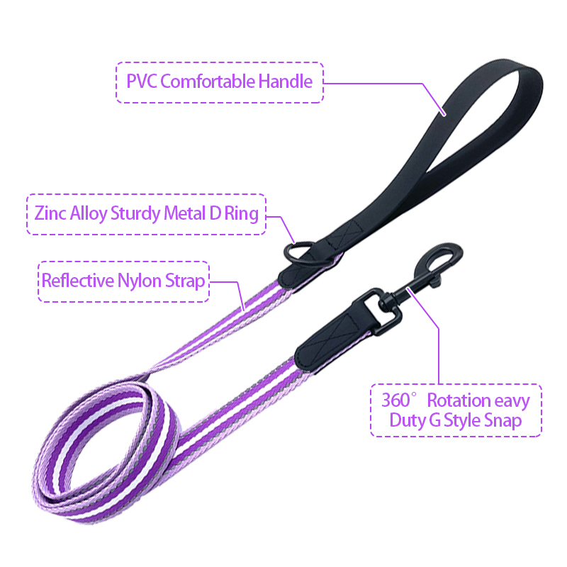 Guangdong Compapet C15-202205 PVC Handle Polyester Rope Pet Lead Leash - Customizable Dog Cat Leash