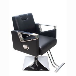 Sillón de Peluquería con Función Plegable, Silla de Barbero Ajustable y Giratoria para Salones de Belleza - Product Image 1
