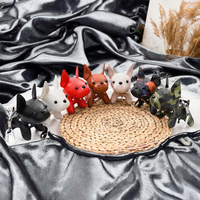 Nouveau porte-clés de voiture personnalisé en cuir PU de luxe de la marque JUNQIN, bouledogue français 3D, 8 couleurs, cadeau d'anniversaire