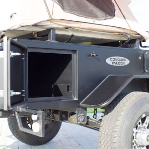 Mini remolque de tienda de campaña de aluminio <span class=keywords><strong>para</strong></span> acampar al aire libre, <span class=keywords><strong>caravana</strong></span> móvil en forma de lágrima <span class=keywords><strong>para</strong></span> campistas y buscadores de Aventuras - Product Image 4