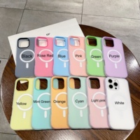 Coque de téléphone antichoc 2-en-1 couleur unie mate à prix d'usine avec protection magnétique pour iPhone 11 12 13 14 15 16 17 18 Pro Max