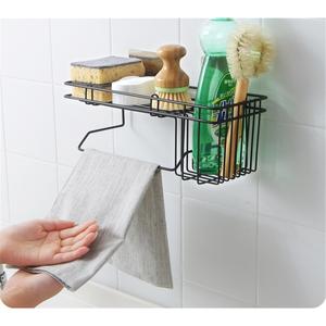 Cesta Colgante de Hierro Forjado para Cocina Moderna, Uso en Hoteles, Almacenamiento Ecológico Montado en la Pared - Product Image 1
