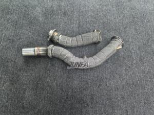 Convient pour tuyau de descente en acier inoxydable <span class=keywords><strong>BMW</strong></span> avec catalyseur pour les performances d'échappement B48 Boost - Product Image 3