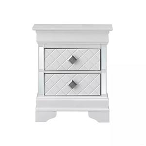 Table <span class=keywords><strong>de</strong></span> chevet design texture peau <span class=keywords><strong>de</strong></span> crocodile <span class=keywords><strong>de</strong></span> luxe <span class=keywords><strong>de</strong></span> style européen avec tête <span class=keywords><strong>de</strong></span> <span class=keywords><strong>lit</strong></span> miroir motif diamant - Product Image 3