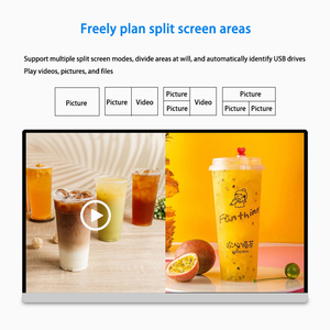 21.5 23.8 27 inch trà sữa nhà hàng chuỗi thanh điện tử Bảng menu LCD quảng cáo kỹ thuật số biển hiển thị - Product Image 4