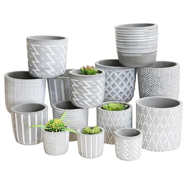 Plant Pot New hot sale creative handmade garden indoor&home decoration conch cement flowerpots