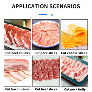 Máquina Cortadora de Carne Eléctrica Industrial para Cortar Carne Seca, Salchichas, Tocino y Otros Productos Cárnicos para Procesamiento Comercial - Product Image 2