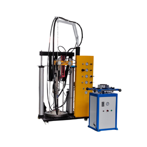 Pneumatictwo-Thành phần Sealant máy sơn với xoay bảng để làm cho đôi kính kính ba kính kính - Product Image 1