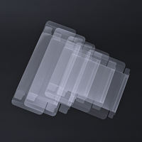 Boîte en plastique PET transparente et flexible sur mesure pour cartes à collectionner, jouets et objets de collection, emballage pliable léger avec service OEM