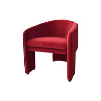 Accueil Meubles Chaise d'appoint de luxe pour salon Chaise canapé simple à bras français moderne