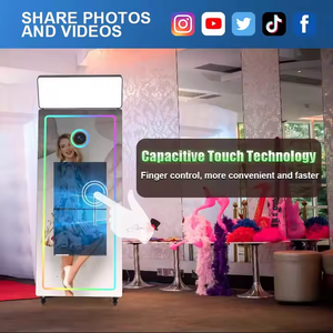 Fashion Popular Magic 65inch Mirror Photo Booth Touch Screen Kiosk <strong>Selfie</strong> Photo Booth Mirror LED <strong>Frame</strong> With Camera and Printer - Product Image 5