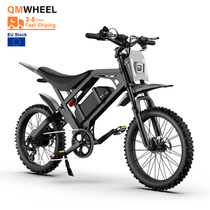 Vélo électrique tout-terrain QMwheel V20 Cross Fatbike V20 Pro 17 pouces avec frein à disque hydraulique, batterie amovible, VTT adulte, E-bike, STOCK UE - Product Image 1
