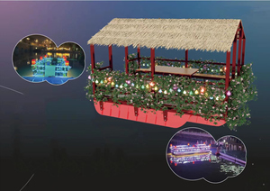 Nuevo Diseño de Casa Flotante con Pontón de HDPE Tipo Cápsula Espacial para Remodelación de <span class=keywords><strong>Restaurante</strong></span> Flotante u Hotel en Zona Tropical - Product Image 6