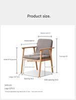 Chaise de salle à manger moderne en bois massif, fauteuil rembourré en bois pour restaurant, hôtel, café, villa, fabricant de meubles pour la maison, OEM ODM