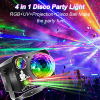 Projecteur LED UV RG Laser Effet Wash 1-en-1 pour Discothèque, Bar, Club, KTV
