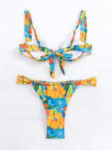 Traje <span class=keywords><strong>de</strong></span> baño con almohadilla para el pecho y estampado Floral Sexy para mujer, conjunto <span class=keywords><strong>de</strong></span> Bikinis <span class=keywords><strong>de</strong></span> baño dividido, traje <span class=keywords><strong>de</strong></span> baño brasileño <span class=keywords><strong>de</strong></span> <span class=keywords><strong>dos</strong></span> piezas - Product Image 6