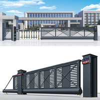 Sistema de Puerta Corredera Cantilever con Motor sin Escobillas, Control Remoto de 30m, Control de Acceso Multi-Autenticación, Ofrece Ventajas