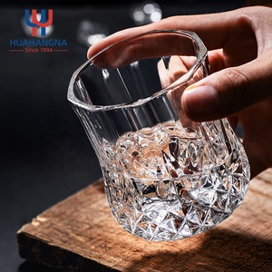 Verres à whisky en <span class=keywords><strong>cristal</strong></span> diamant de 320 ml, style ancien, pour bar à domicile, pour cocktails, vodka, <span class=keywords><strong>rhum</strong></span>, liqueur, tequila, carton - Product Image 3