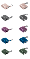 Batterie externe portable haute capacité 10000 mAh Li-Polymère avec câble PD-Type-C 20W, format mini, charge rapide pour téléphone portable