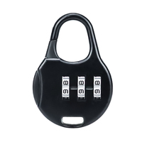 Article de marque XMM 8004 Mini cadenas à combinaison en alliage de zinc design mignon 3 chiffres réinitialiser le mot de passe serrure de sécurité