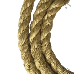 Sisal 200m 10mm Sisal Natural Rope 3 Strands Twisted Sisal Rope For Cat