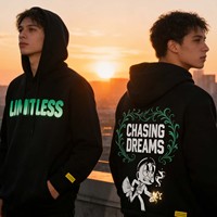 Sweat à capuche personnalisé 100% coton Hip-Hop sweat-shirt avec motif de dessin animé qui est terrible Logo imprimé sirop contre la toux