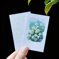 Nouveau produit : Carte de test de parfum à encre invisible, design discret, ensemble de découverte de parfum à changement de couleur, papier magique