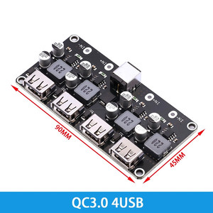 Fast Quick Charger Circuit Board Module 3v 5v 6-32v 9v 12v 24v Step Down Module <strong>Usb</strong> Qc <strong>3</strong>.0 Or Qc3.0 Qc2.0 Charging Module - Product Image 3