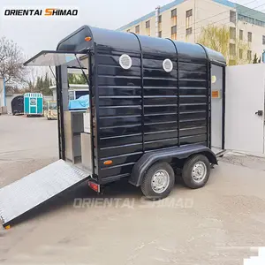 Oriental shimao mobile food cart snack kitchen equipment seafood food truck trailer for sale europe