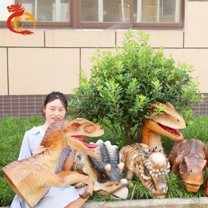 Tùy chỉnh thực tế T-REX bé khủng long tay con rối-Hoạt hình con rối khủng long cho Giáo Dục & giải trí - Product Image 5