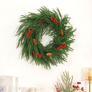 <span class=keywords><strong>Guirlande</strong></span> de <span class=keywords><strong>guirlande</strong></span> de faux pin réaliste de noël 6ft /9ft pour la décoration de la maison de noël escalier intérieur garde-corps cheminée à l'extérieur - Product Image 6