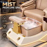 Fauteuil de massage de pédicure de luxe sans tuyauterie, couleur personnalisée, vente en gros, pour salon de manucure