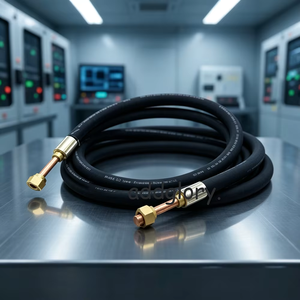 Tuyau flexible haute pression en acier inoxydable et métal de type L <span class=keywords><strong>3</strong></span>/<span class=keywords><strong>8</strong></span>" R410a pour utilisation avec les réfrigérants dans les unités de climatisation et de condensation - Product Image 6
