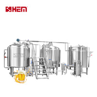Hermann 1000L tout-en-un 300 l système de brasserie artisanale 150L équipement de brassage de bière avec pompe comme composant de base