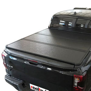 Couverture de benne rigide pliable et imperméable pour <span class=keywords><strong>Chevrolet</strong></span> <span class=keywords><strong>Silverado</strong></span> HD Crew Cab 1500/2500/3500 (2015-2018) – Compatible avec les benne standard, courtes et longues - Product Image 2