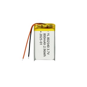Batería de polímero de litio 802540 3.7V 800mAh recargable para electrónica digital - Product Image 1