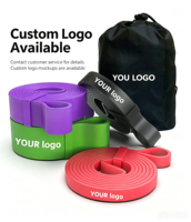Bandas de Resistencia para Entrenamiento de Fuerza y Estiramiento Corporal, Precio de Fábrica al por Mayor, Bandas de Resistencia Personalizadas