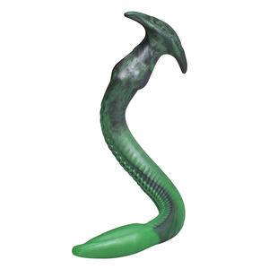 ロングアナル触手巨大な馬タコファンタジーモンスターリブ付きお尻プラググリーン100% 防水デロベトイ大人のおもちゃ女性男性 - Product Image 2