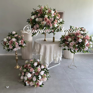 EG-V269 Nouveau design rose église décorations de mariage rose faveurs de mariage centres de table pour table de mariage - Product Image 5