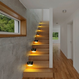 Lampe solaire murale extérieure HC-56 LED pour escaliers, jardin, cour et balcon - Product Image 4