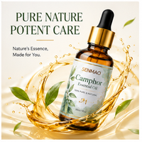 Huile essentielle de camphre, parfum boisé frais, distillée à la vapeur pour l'aromathérapie, la fabrication de parfums, de savons et de bougies