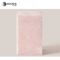 Chine Personnalisé Luxe Rose Onyx Plinthe Marbre Meubles Table Basse En Marbre Pour Salon Décor Marbre Plinthe
