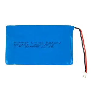 503450 755060 506085 103450 2s लाइपो बैटरी 7.4v 3000mah 2000mah 1000mah ली बहुलक बैटरी पैक पीओएस मशीन के लिए हीटिंग कपड़े