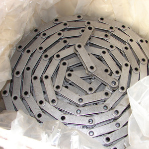 Zinc plated roller chain with plastic roller