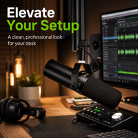 Microphone de studio dynamique SM7dB avec préampli intégré - Micro XLR pour podcasting, streaming et enregistrement vocal, son chaud et lisse