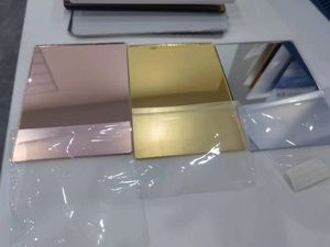 Feuille de <span class=keywords><strong>miroir</strong></span> acrylique auto-adhésive hautement réfléchissante or argent, feuille de <span class=keywords><strong>miroir</strong></span> acrylique gris peint, épaisseurs 0,8 mm, 1 mm, 2 mm, 3 mm - Product Image 5