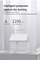 Mini humidificateur d'arôme à brume fraîche portable 3 en 1 avec veilleuse LED 7 couleurs pour voiture et camping-car