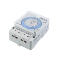 Interruptor Temporizador Programable para Calentador de Agua TB35N 100-240V 15A, Interruptor Temporizador Mecánico para Riel DIN