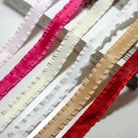 Rubans à double volant de 1-1/2 pouce pour emballage cadeau, nœuds faits main DIY, accessoires pour cheveux, dentelle pour vêtements, accessoires en dentelle